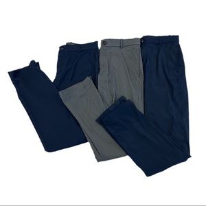Lot Of 3 Nike Flex Golf Pants Dri Fit Men’s 30X32
